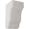 Ekena Millwork 3 1/2"W x 4"D x 6 1/2"H Capistrano Mission Wood Vintage Decor Corbel, Chalk Dust White CORWD03X04X06CPWH - alternate 1